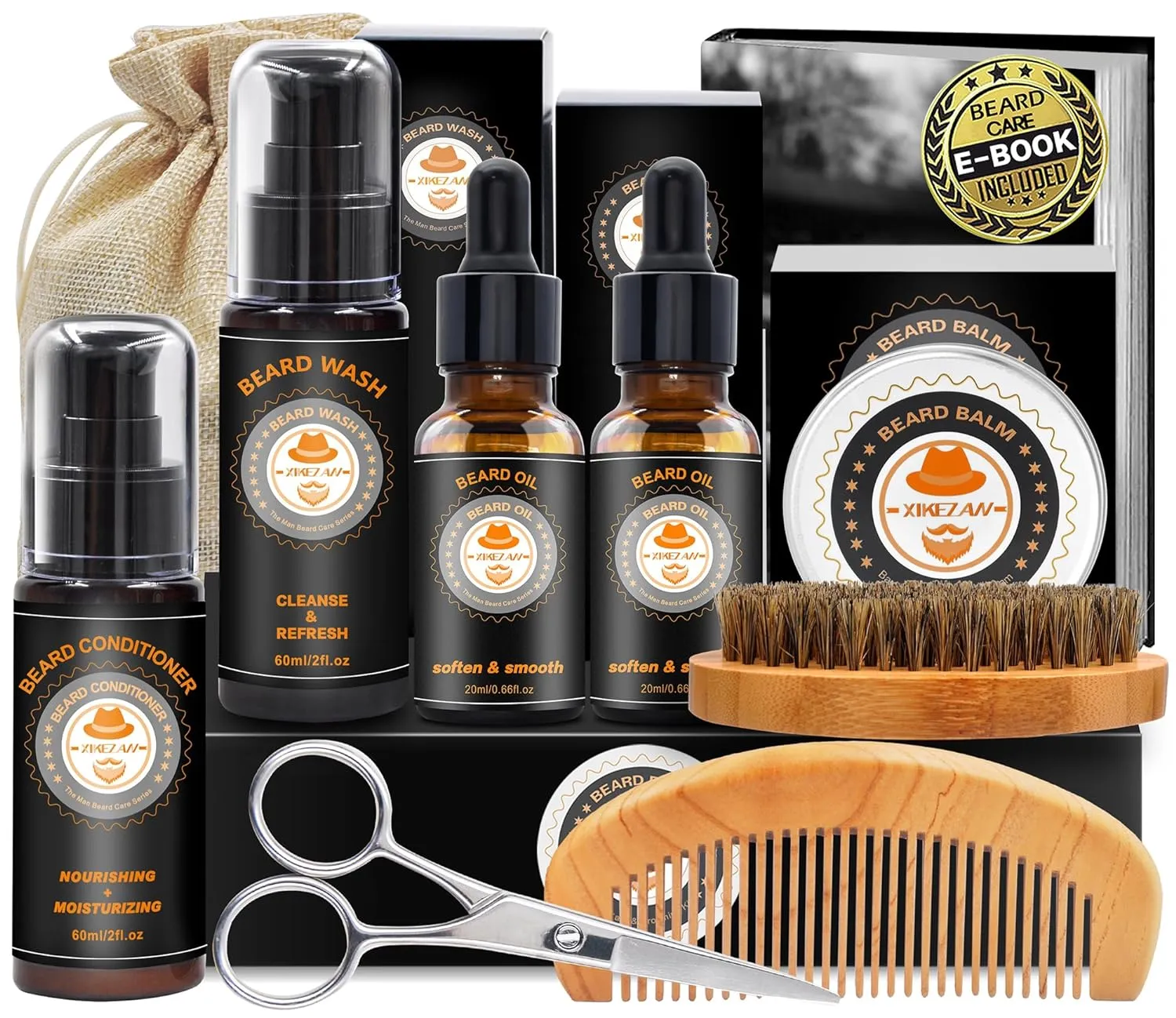 Kit De Aseo Completo Para Barba Hombres